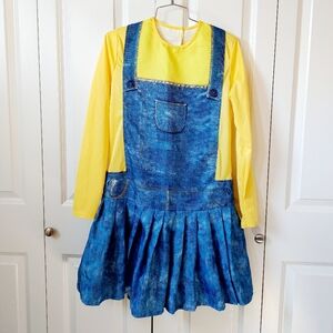 Minion Dress Costume Adult size Medium Halloween‎